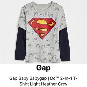 baby GAP DC Superman 2-In-1 Tee Size 2T